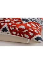 La Casa Antica-İpek Kadife İkat Yastık Kılıfı (40x60cm)-Yastık Kılıfı-2-Milagron.com