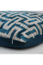 La Casa Antica-İpek Kadife İkat Yastık Kılıfı (40x60cm)-Yastık Kılıfı-2-Milagron.com