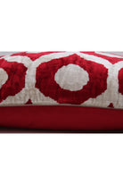 La Casa Antica-İpek Kadife İkat Yastık Kılıfı (40x60cm)-Yastık Kılıfı-2-Milagron.com