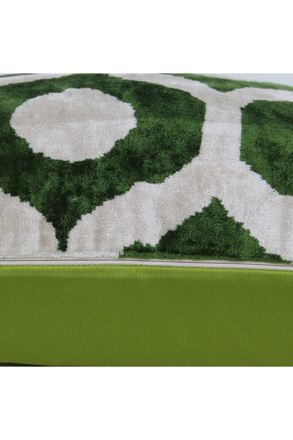 La Casa Antica-İpek Kadife İkat Yastık Kılıfı (40x60cm)-Yastık Kılıfı-2-Milagron.com