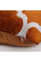 La Casa Antica-İpek Kadife İkat Yastık Kılıfı (40x60cm)-Yastık Kılıfı-2-Milagron.com