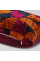 La Casa Antica-İpek Kadife İkat Yastık Kılıfı (40x60cm)-Yastık Kılıfı-2-Milagron.com