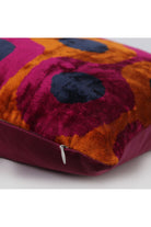 La Casa Antica-İpek Kadife İkat Yastık Kılıfı (40x60cm)-Yastık Kılıfı-2-Milagron.com