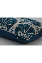 La Casa Antica-İpek Kadife İkat Yastık Kılıfı (40x60cm)-Yastık Kılıfı-3-Milagron.com