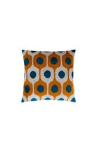 La Casa Antica-İpek Kadife İkat Yastık Kılıfı (50x50cm)-Yastık Kılıfı-1-Milagron.com