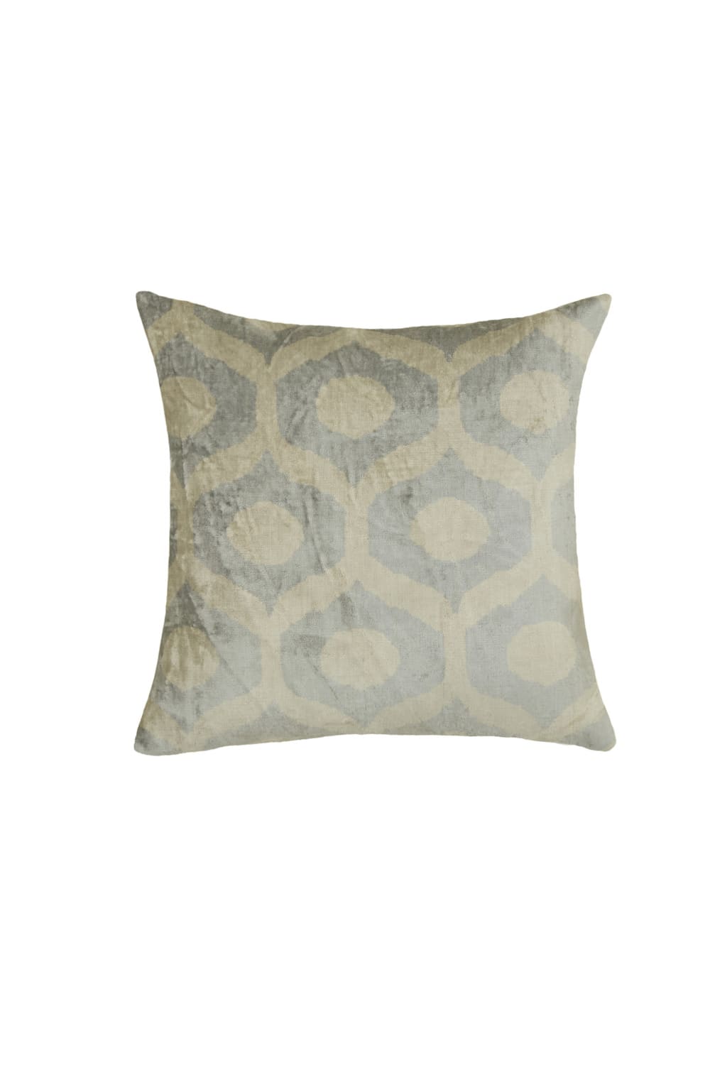 La Casa Antica-İpek Kadife İkat Yastık Kılıfı (50x50cm)-Yastık Kılıfı-1-Milagron.com