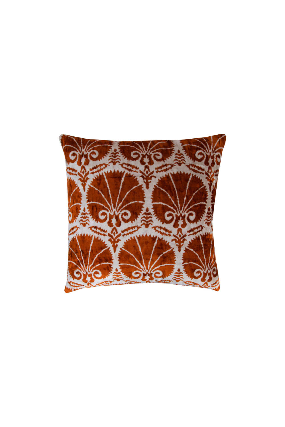 La Casa Antica-İpek Kadife İkat Yastık Kılıfı (50x50cm)-Yastık Kılıfı-1-Milagron.com