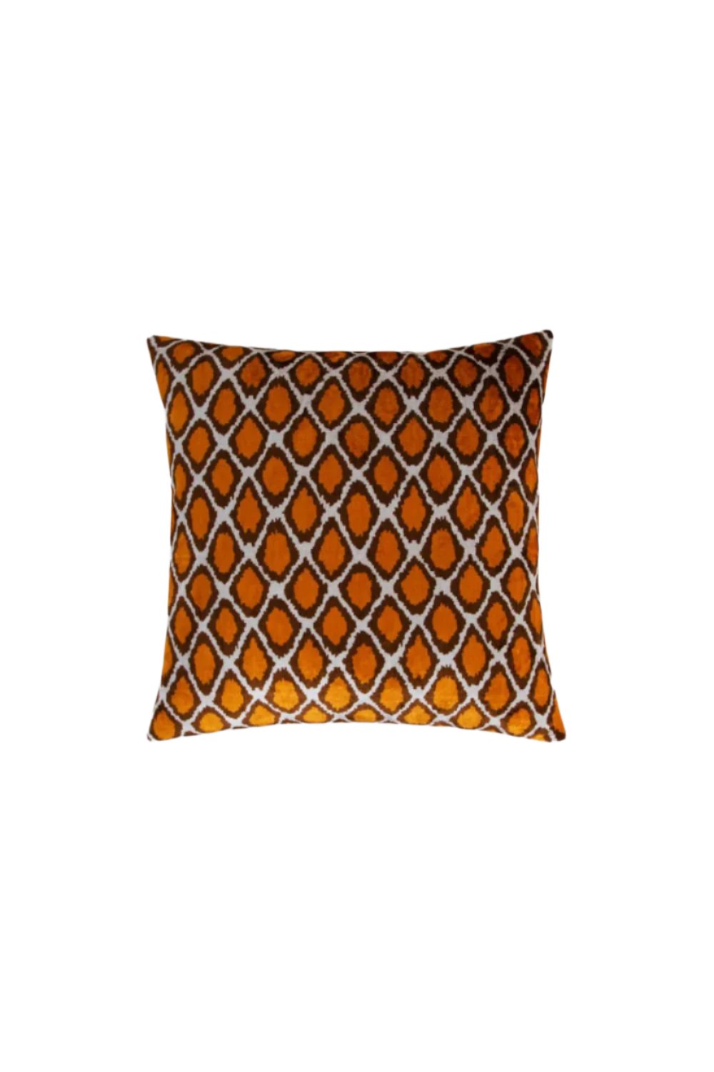 La Casa Antica-İpek Kadife İkat Yastık Kılıfı (50x50cm)-Yastık Kılıfı-1-Milagron.com