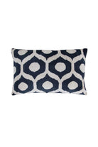 La Casa Antica-İpek Kadife İkat Yastık Kılıfı (50x50cm)-Yastık Kılıfı-1-Milagron.com