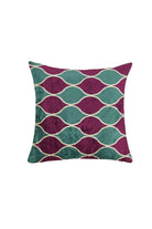 La Casa Antica-İpek Kadife İkat Yastık Kılıfı (50x50cm)-Yastık Kılıfı-1-Milagron.com