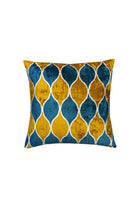 La Casa Antica-İpek Kadife İkat Yastık Kılıfı (50x50cm)-Yastık Kılıfı-1-Milagron.com