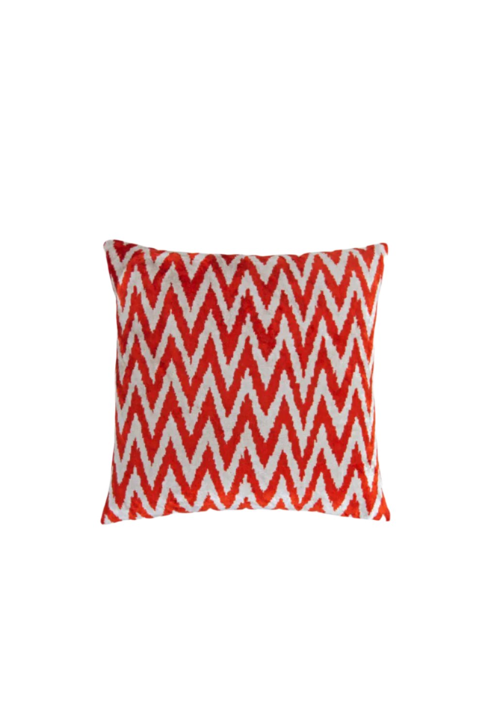 La Casa Antica-İpek Kadife İkat Yastık Kılıfı (50x50cm)-Yastık Kılıfı-1-Milagron.com