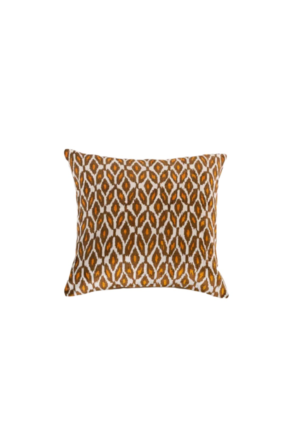 La Casa Antica-İpek Kadife İkat Yastık Kılıfı (50x50cm)-Yastık Kılıfı-1-Milagron.com