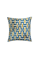 La Casa Antica-İpek Kadife İkat Yastık Kılıfı (50x50cm)-Yastık Kılıfı-1-Milagron.com