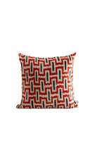 La Casa Antica-İpek Kadife İkat Yastık Kılıfı (50x50cm)-Yastık Kılıfı-1-Milagron.com