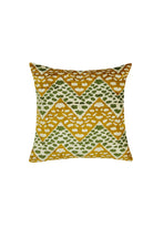 La Casa Antica-İpek Kadife İkat Yastık Kılıfı (50x50cm)-Yastık Kılıfı-1-Milagron.com