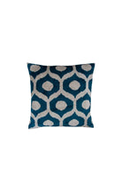 La Casa Antica-İpek Kadife İkat Yastık Kılıfı (50x50cm)-Yastık Kılıfı-1-Milagron.com