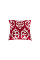 La Casa Antica-İpek Kadife İkat Yastık Kılıfı (50x50cm)-Yastık Kılıfı-1-Milagron.com