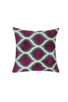 La Casa Antica-İpek Kadife İkat Yastık Kılıfı (50x50cm)-Yastık Kılıfı-1-Milagron.com