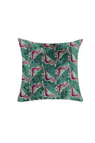 La Casa Antica-İpek Kadife İkat Yastık Kılıfı (50x50cm)-Yastık Kılıfı-1-Milagron.com