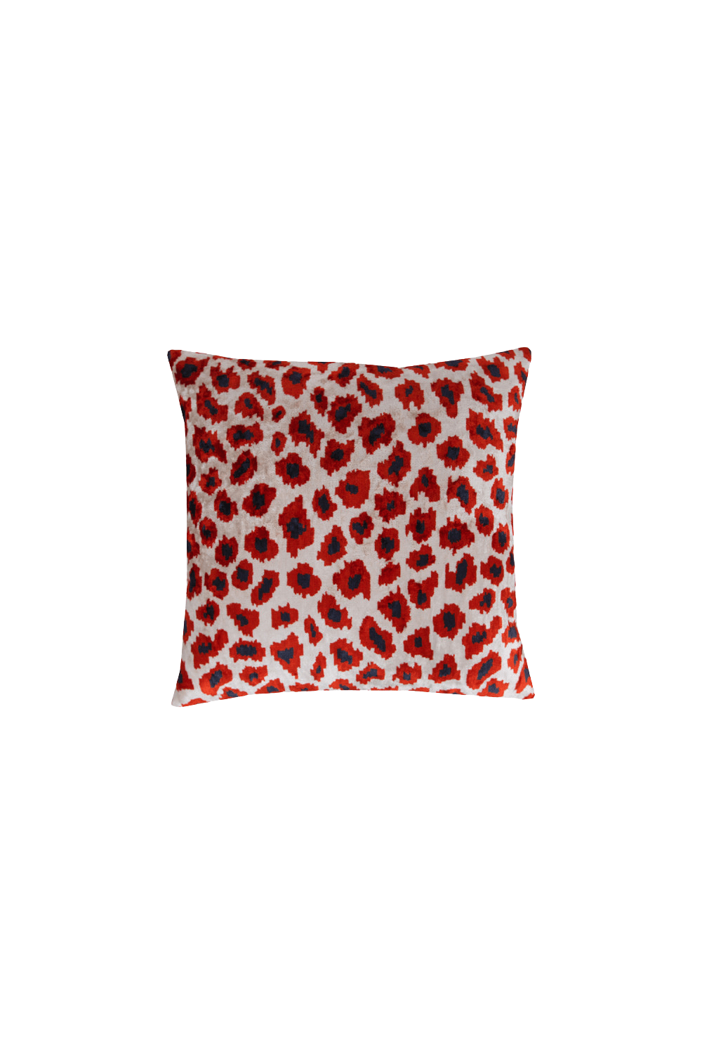 La Casa Antica-İpek Kadife İkat Yastık Kılıfı (50x50cm)-Yastık Kılıfı-1-Milagron.com