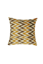 La Casa Antica-İpek Kadife İkat Yastık Kılıfı (50x50cm)-Yastık Kılıfı-1-Milagron.com