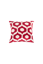 La Casa Antica-İpek Kadife İkat Yastık Kılıfı (50x50cm)-Yastık Kılıfı-1-Milagron.com