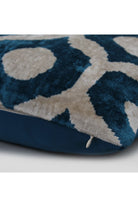 La Casa Antica-İpek Kadife İkat Yastık Kılıfı (50x50cm)-Yastık Kılıfı-2-Milagron.com