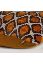 La Casa Antica-İpek Kadife İkat Yastık Kılıfı (50x50cm)-Yastık Kılıfı-2-Milagron.com