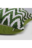 La Casa Antica-İpek Kadife İkat Yastık Kılıfı (50x50cm)-Yastık Kılıfı-2-Milagron.com