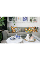 La Casa Antica-İpek Kadife İkat Yastık Kılıfı (50x50cm)-Yastık Kılıfı-4-Milagron.com