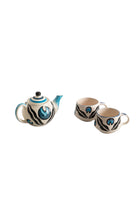 La Casa Antica-Seramik Çay Seti 4 Chintamani Mavi-Çay Seti-1-Milagron.com