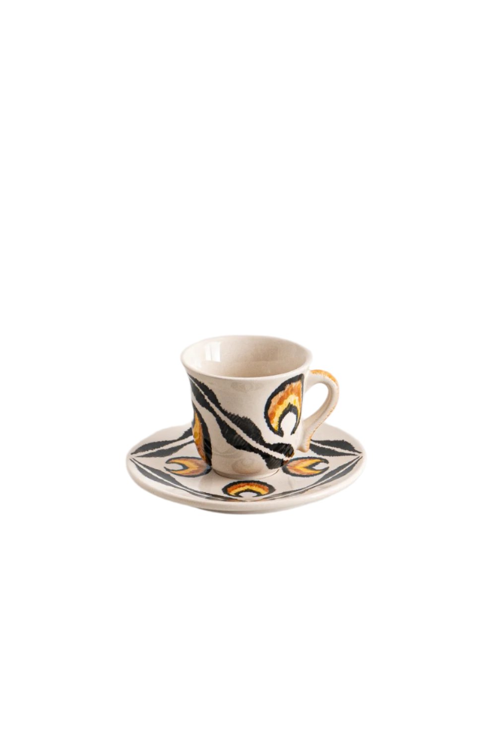 La Casa Antica-Seramik Espresso Kupa Mavi-Kupa Bardak-1-Milagron.com
