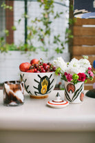 La Casa Antica-Seramik Kavanoz Chintamani Bordo (Küçük)-Kavanoz-2-Milagron.com