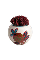 La Casa Antica-Seramik Mercan Aksesuarlı Yuvarlak Vazo 30cm-Vazo-1-Milagron.com