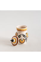 La Casa Antica-Seramik Vazo Chintamani Hardal 20cm-Vazo-2-Milagron.com