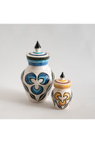 La Casa Antica-Seramik Vazo Chintamani Mavi 30cm-Vazo-3-Milagron.com