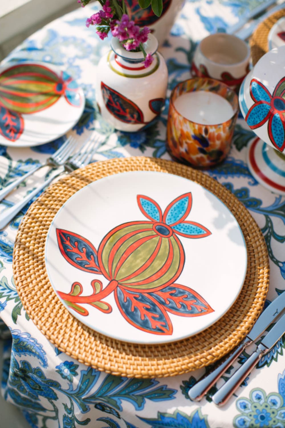 La Casa Antica-Seramik Yemek Tabağı 25 Cm-Tabak & Kase-3-Milagron.com