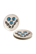 La Casa Antica-Seramik Yemek Tabağı Seti 7 Chintamani Mavi-Tabak & Kase-1-Milagron.com