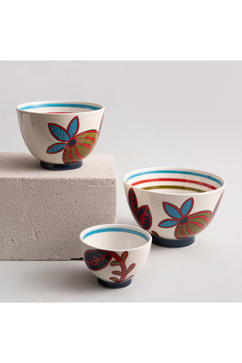 La Casa Antica-Seramik Yuvarlak Kase Orta-Tabak & Kase-2-Milagron.com