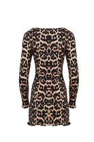 Almeida Leopar Desenli Mini Elbise