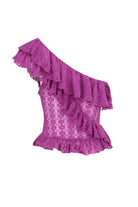 Belmonte Fırfırlı Dantel Bluz