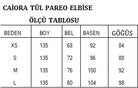 Caiora Uzun Tül Pareo Elbise