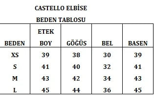 Castello Parlak Baskılı Elbise