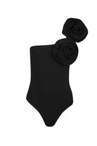 Flora Gül Detaylı Kolsuz Bodysuit