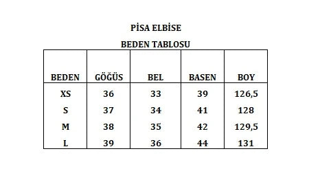 Pisa Önden Bağlamalı Önü Açık Kaşkorse Dik Yaka Uzun Elbise