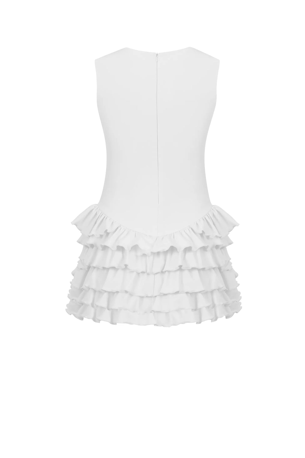 Sardinya Halter Yaka Fırfırlı Şortlu Elbise