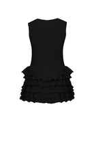 Sardinya Halter Yaka Fırfırlı Şortlu Elbise