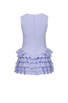 Sardinya Halter Yaka Fırfırlı Şortlu Elbise