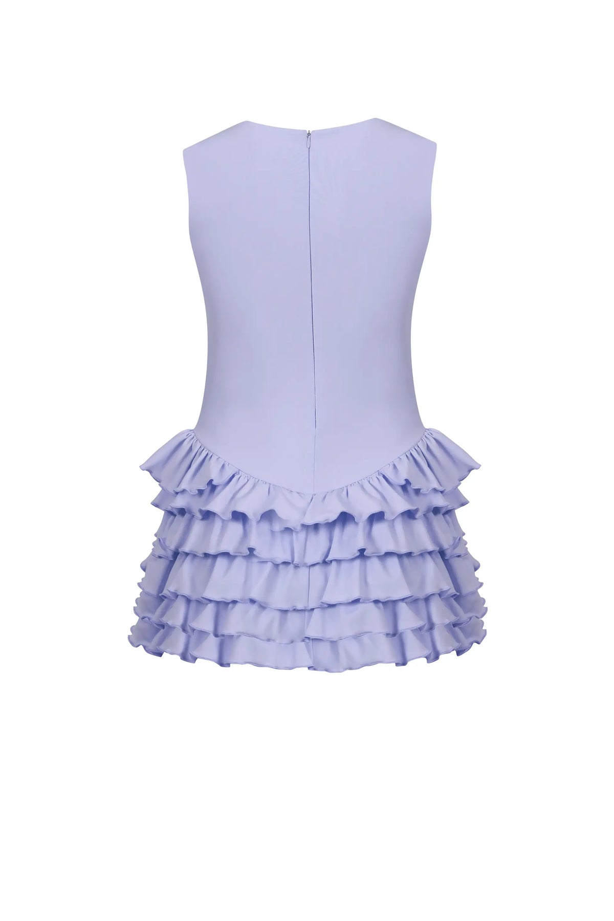 Sardinya Halter Yaka Fırfırlı Şortlu Elbise